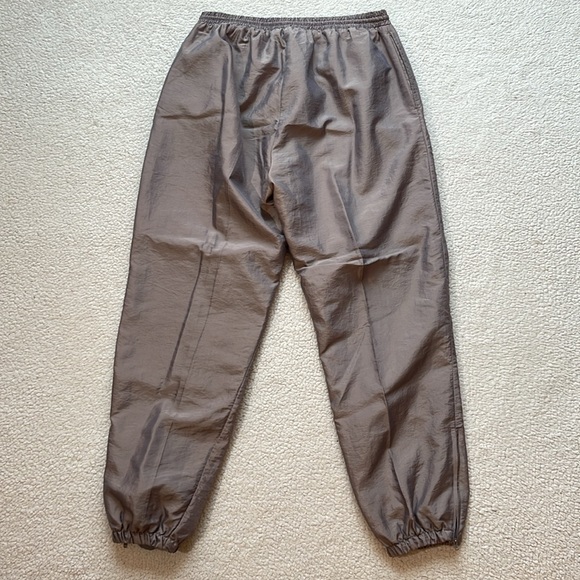Vintage 90s New York Classics Iridescent Beige Zip Cuff Parachute Pants - Picture 5 of 5